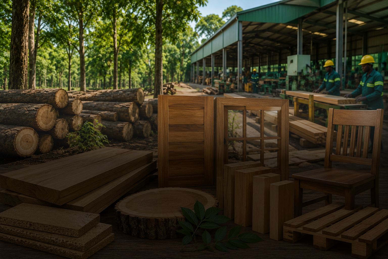 Bois et transformation forestière